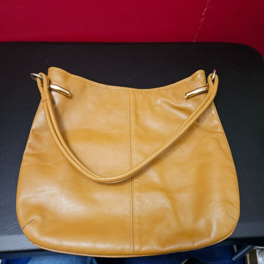 Block Brand Large Tan Shoulder Bag – Vintage